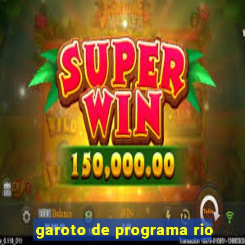 garoto de programa rio